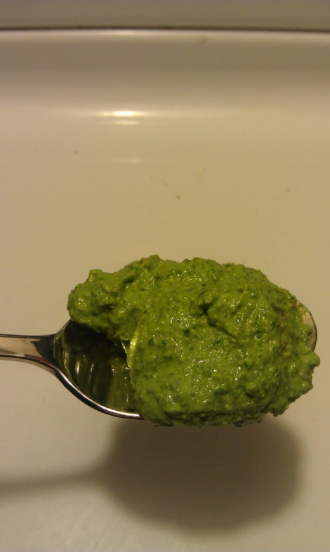 Low amine pesto - no Parmesan, no pine nuts, no nutritional yeast