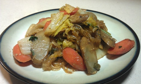 Simple stir-fry (low-amine, soy-free, gluten-free, vegan) photo