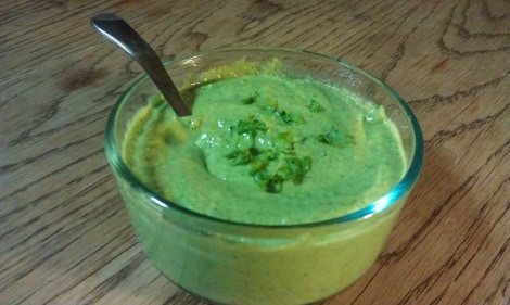 Horseradish, lime, avocado dressing (medium-amine, gluten-free, soy-free, dairy-free) photo