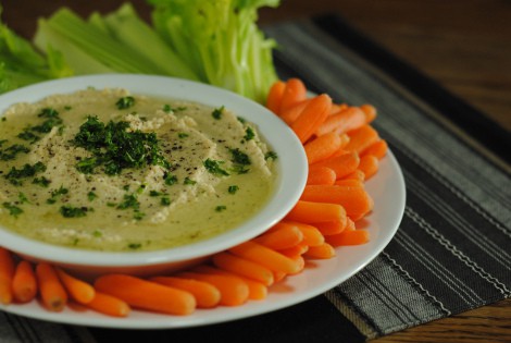 Low-Amine Hummus (gluten-free, soy-free, dairy-free, egg-free, fish-free, tomato-free, paleo, low-fat, low-carb, vegetarian, vegan) photo