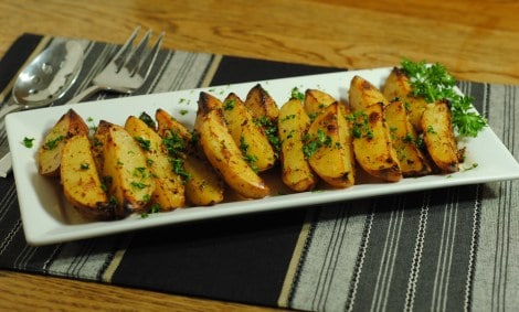 Greek "lemon" roasted potatoes (low-amine, gluten-free, soy-free, dairy-free, egg-free, nut-free, low-fat, vegetarian, vegan) photo