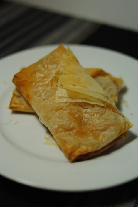 Low Amine Peach and Pear Phyllo Pockets (photo)