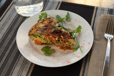 Low-Amine Layered Frittata (low-amine, gluten-free, soy-free, dairy-free, nut-free, low-fat, low-carb, paleo, vegetarian) photo