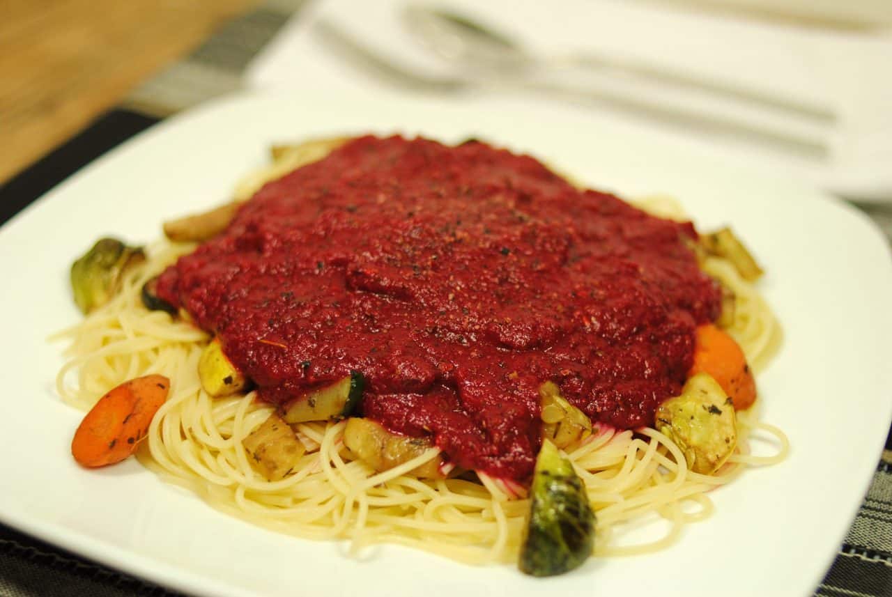 Tomato-Free Marinara Sauce (Beet & Pumpkin) (low-amine, gluten-free